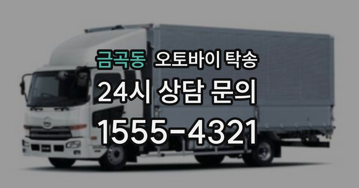 금곡동 오토바이 탁송