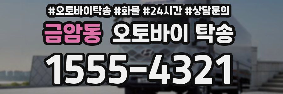 금암동 오토바이 탁송