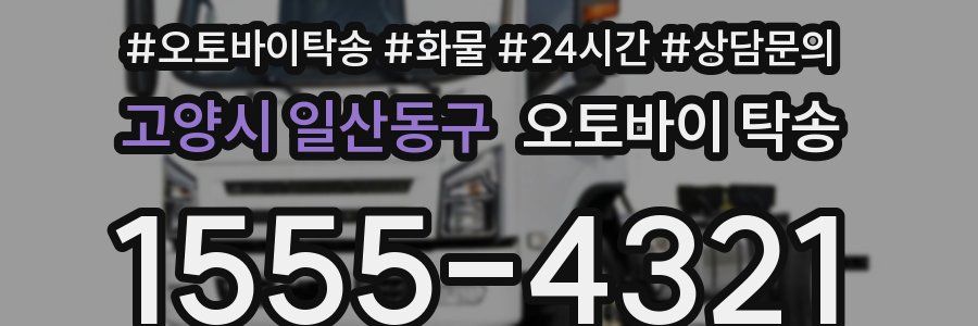 고양시 일산동구 오토바이 탁송