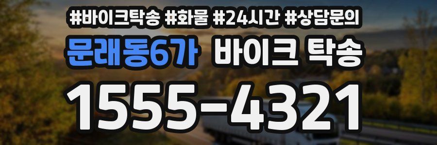 문래동6가 바이크 탁송