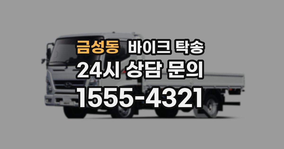 금성동 바이크 탁송