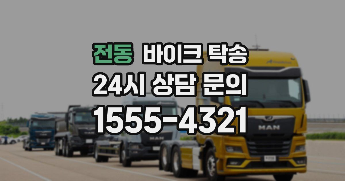 전동 바이크 탁송