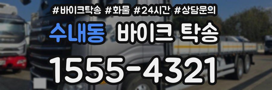 수내동 바이크 탁송