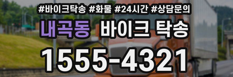 내곡동 바이크 탁송