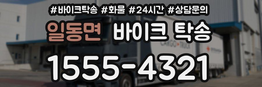 일동면 바이크 탁송