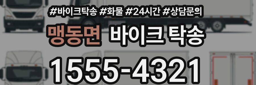 맹동면 바이크 탁송