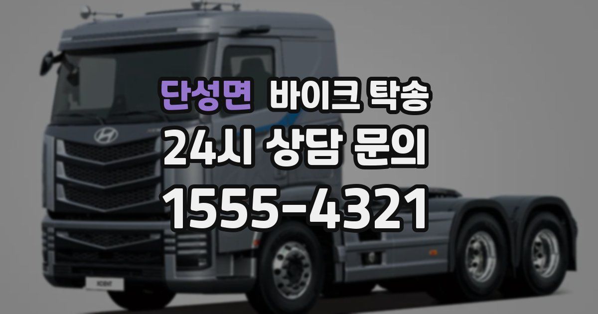 단성면 바이크 탁송