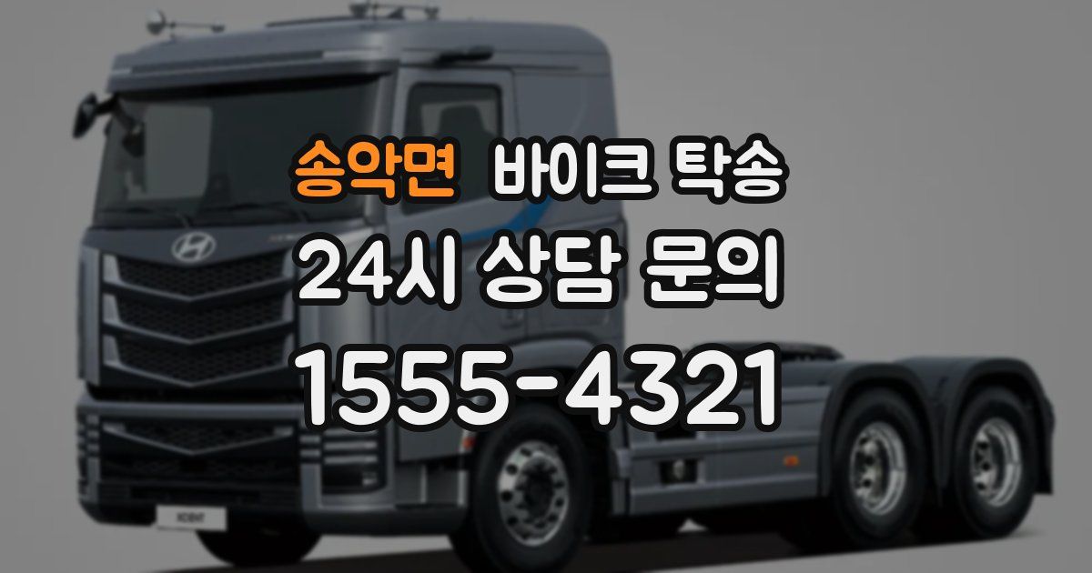 송악면 바이크 탁송