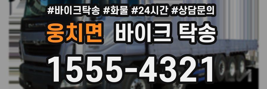 웅치면 바이크 탁송