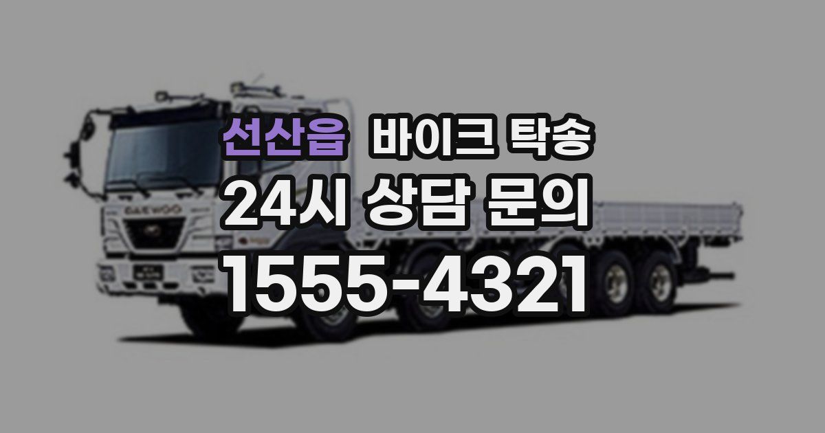 선산읍 바이크 탁송