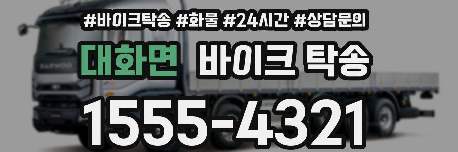 대화면 바이크 탁송