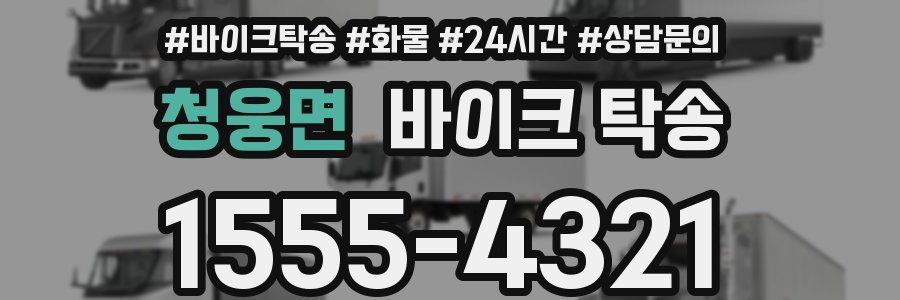 청웅면 바이크 탁송