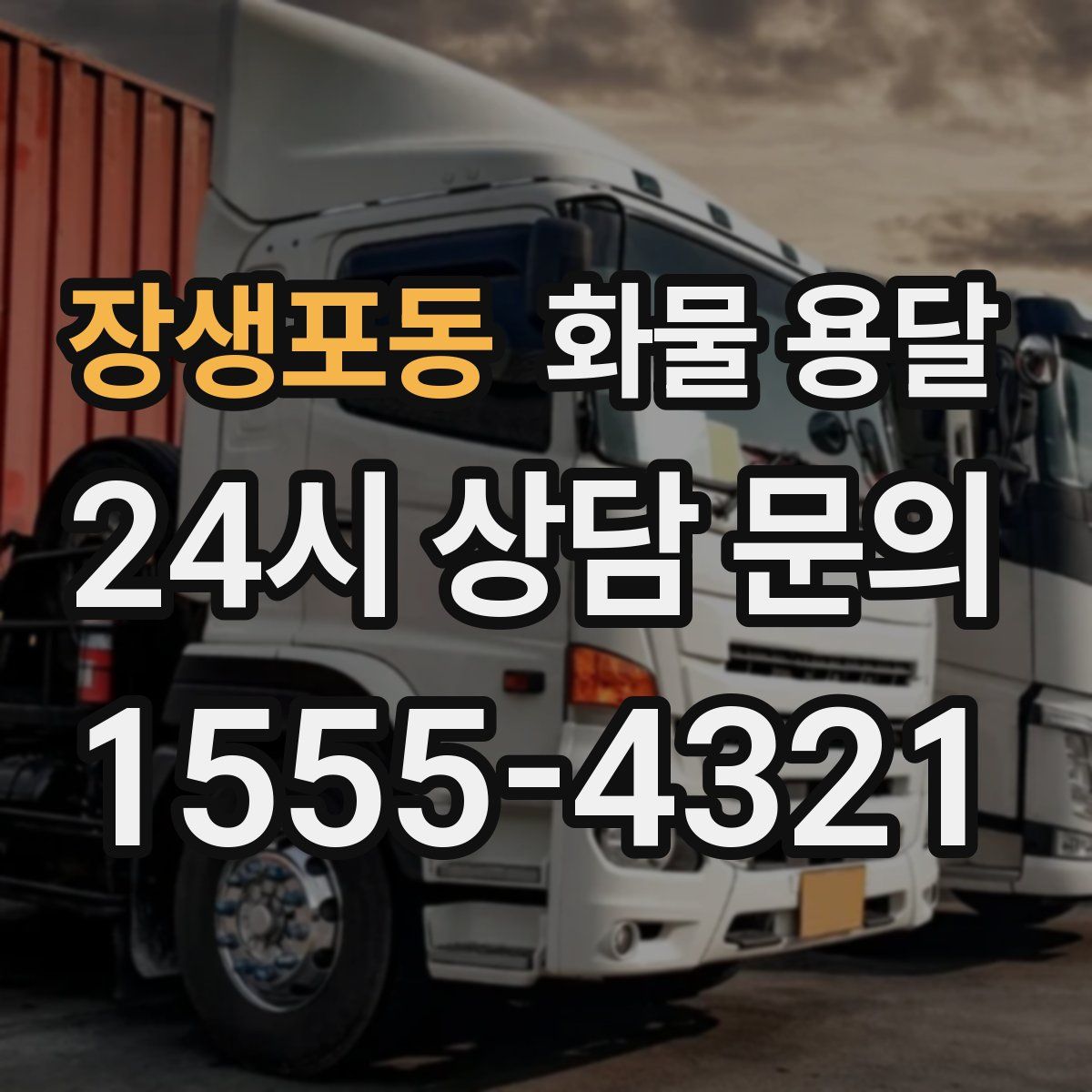 장생포동 화물 용달