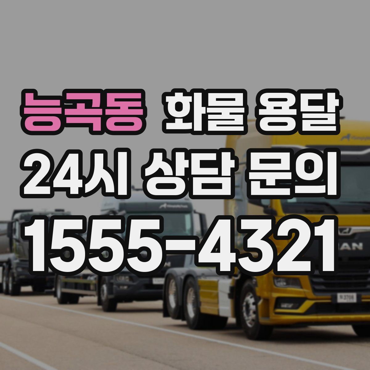 능곡동 화물 용달