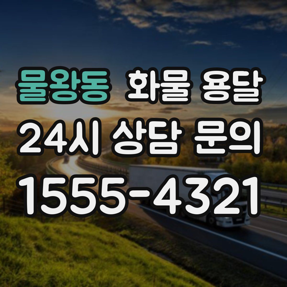 물왕동 화물 용달