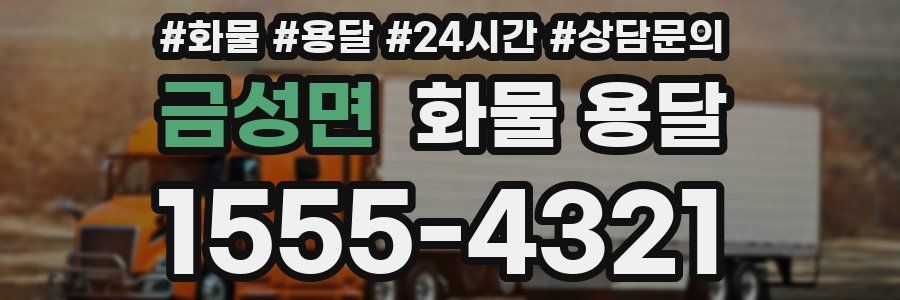 금성면 화물 용달