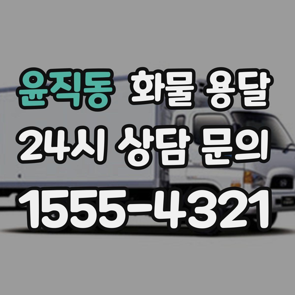 윤직동 화물 용달