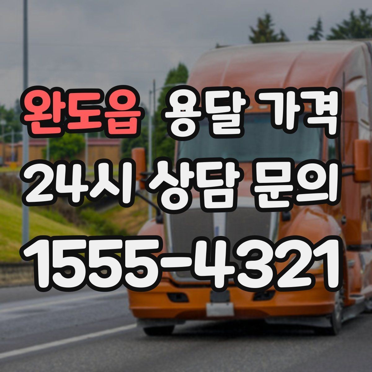 완도읍 용달 가격 소량 화물 운송 기준 정리