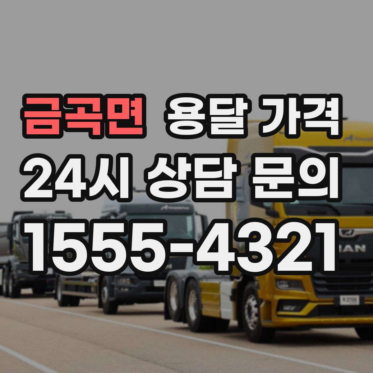 금곡면 용달 가격