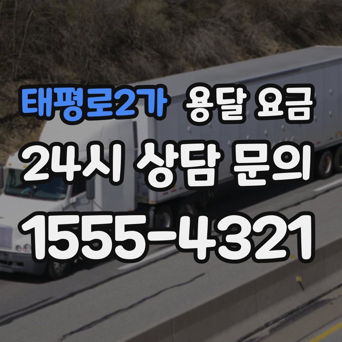 태평로2가 용달 요금 시간 절약을 위한 선택 기준