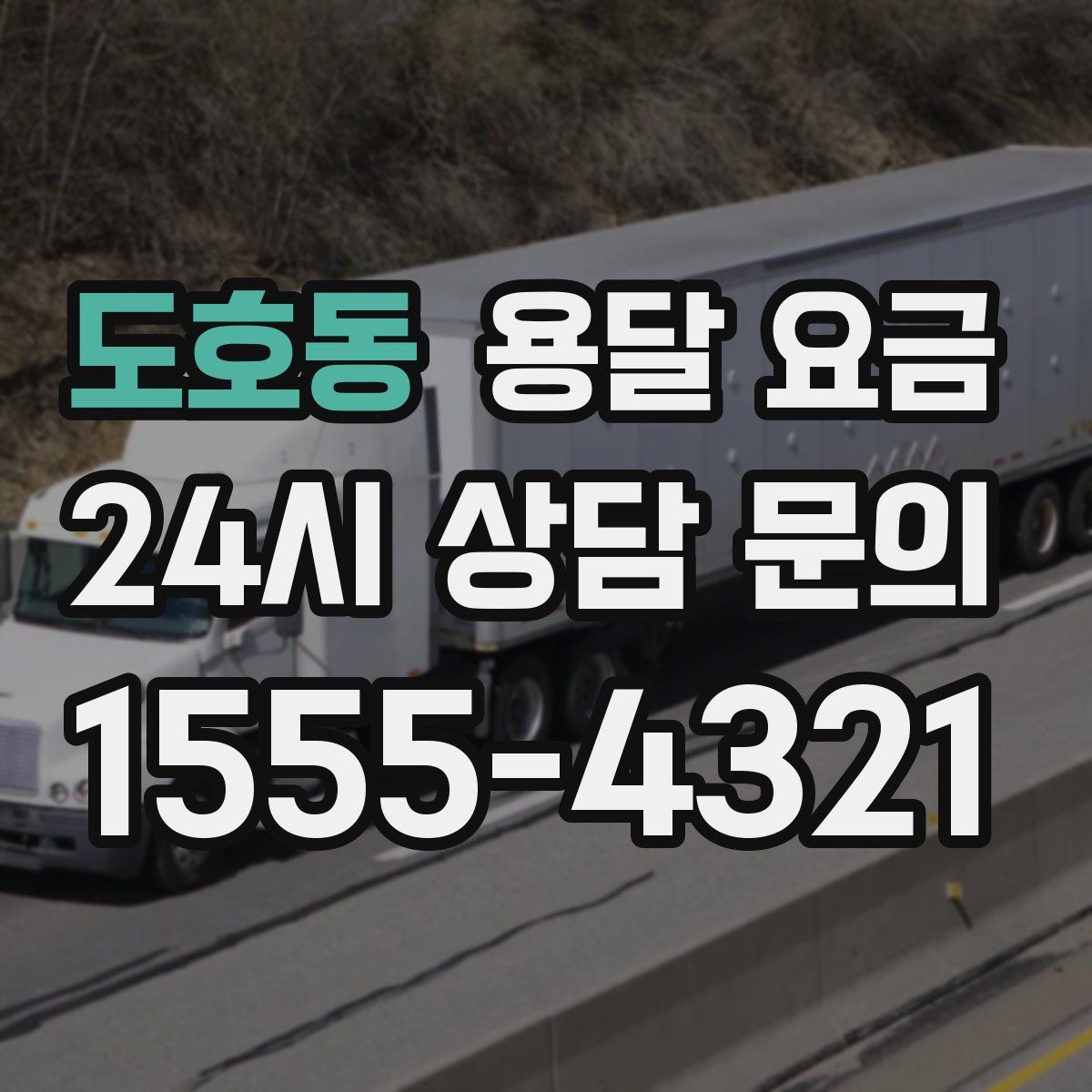 도호동 용달 요금