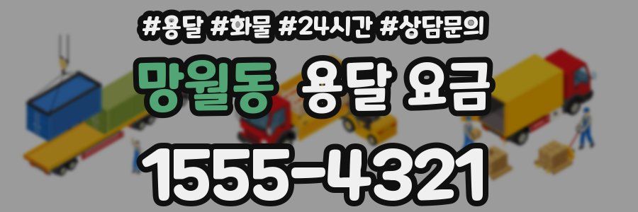 망월동 용달 요금