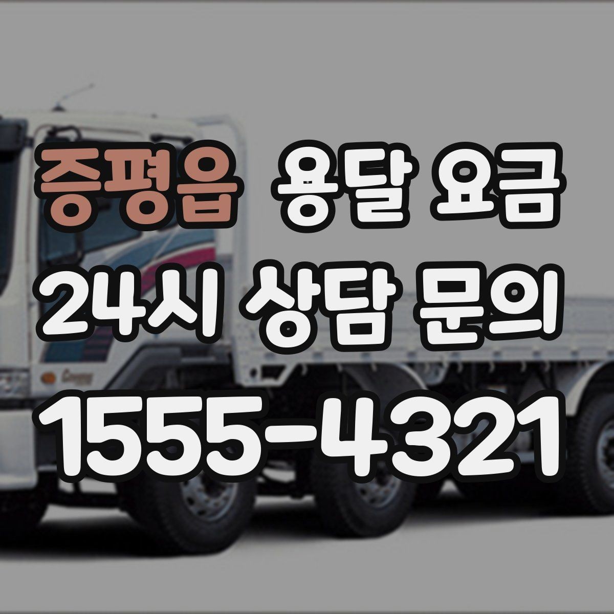 증평읍 용달 요금 즉시 운송 서비스 특징