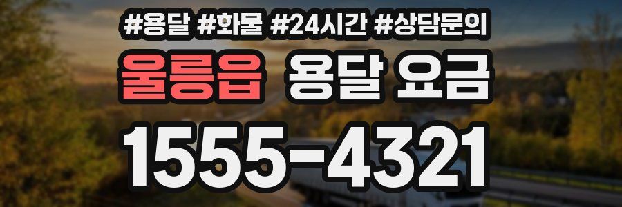 울릉읍 용달 요금