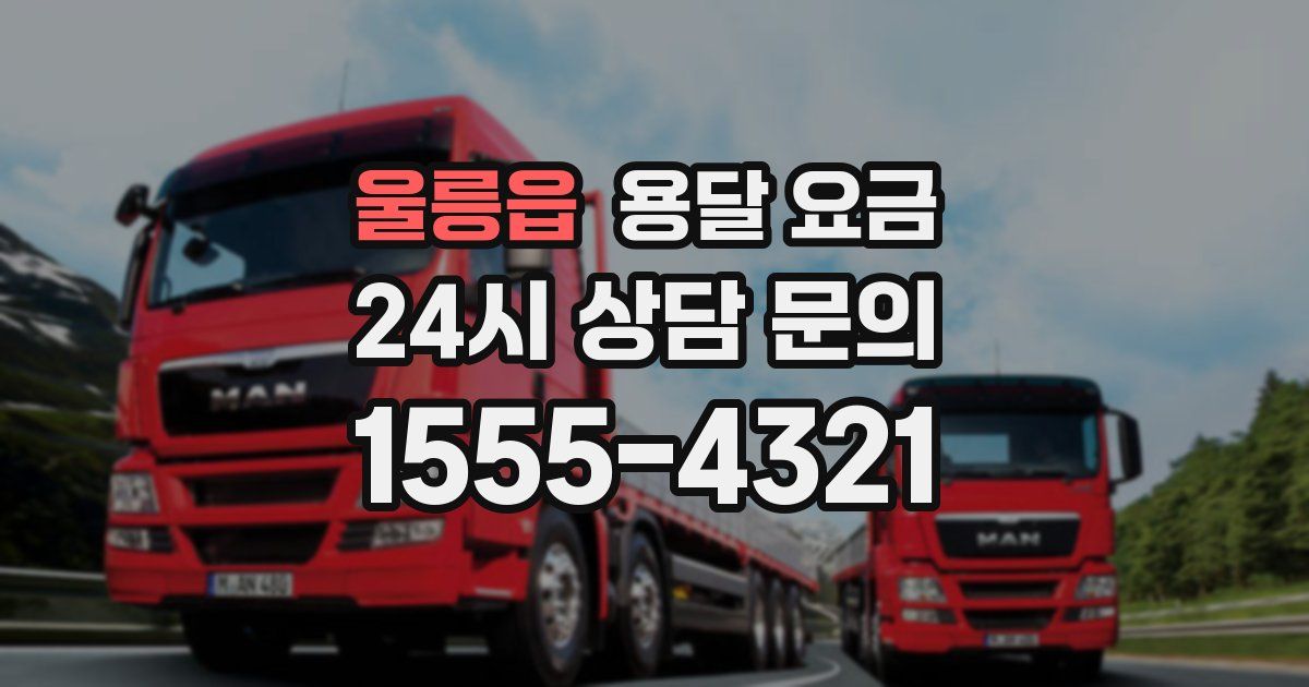 울릉읍 용달 요금