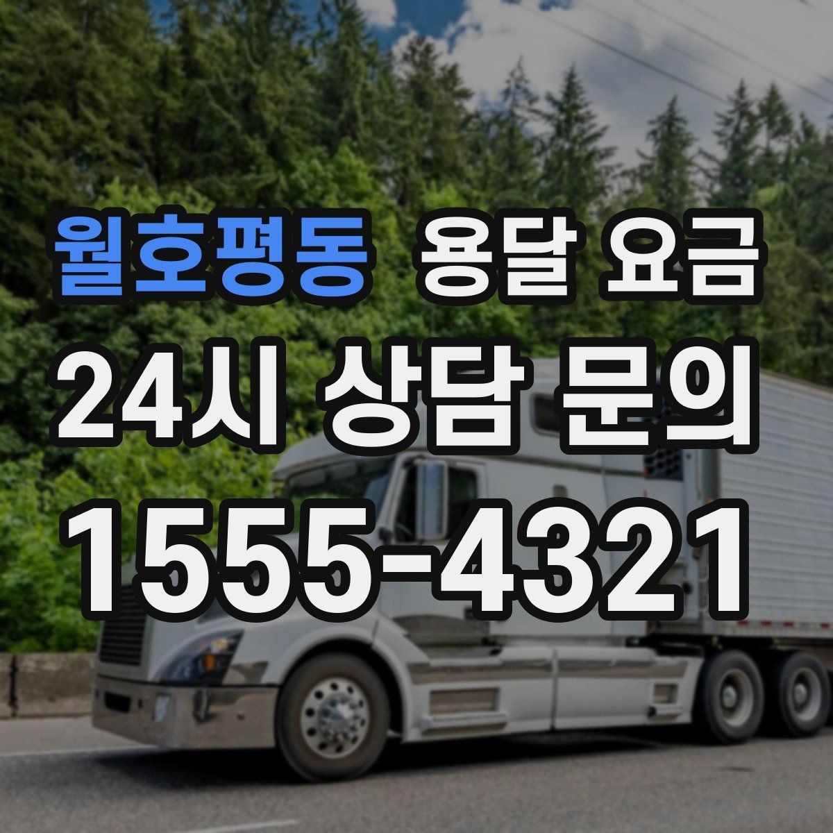 월호평동 용달 요금 시외 이동 시 고려사항