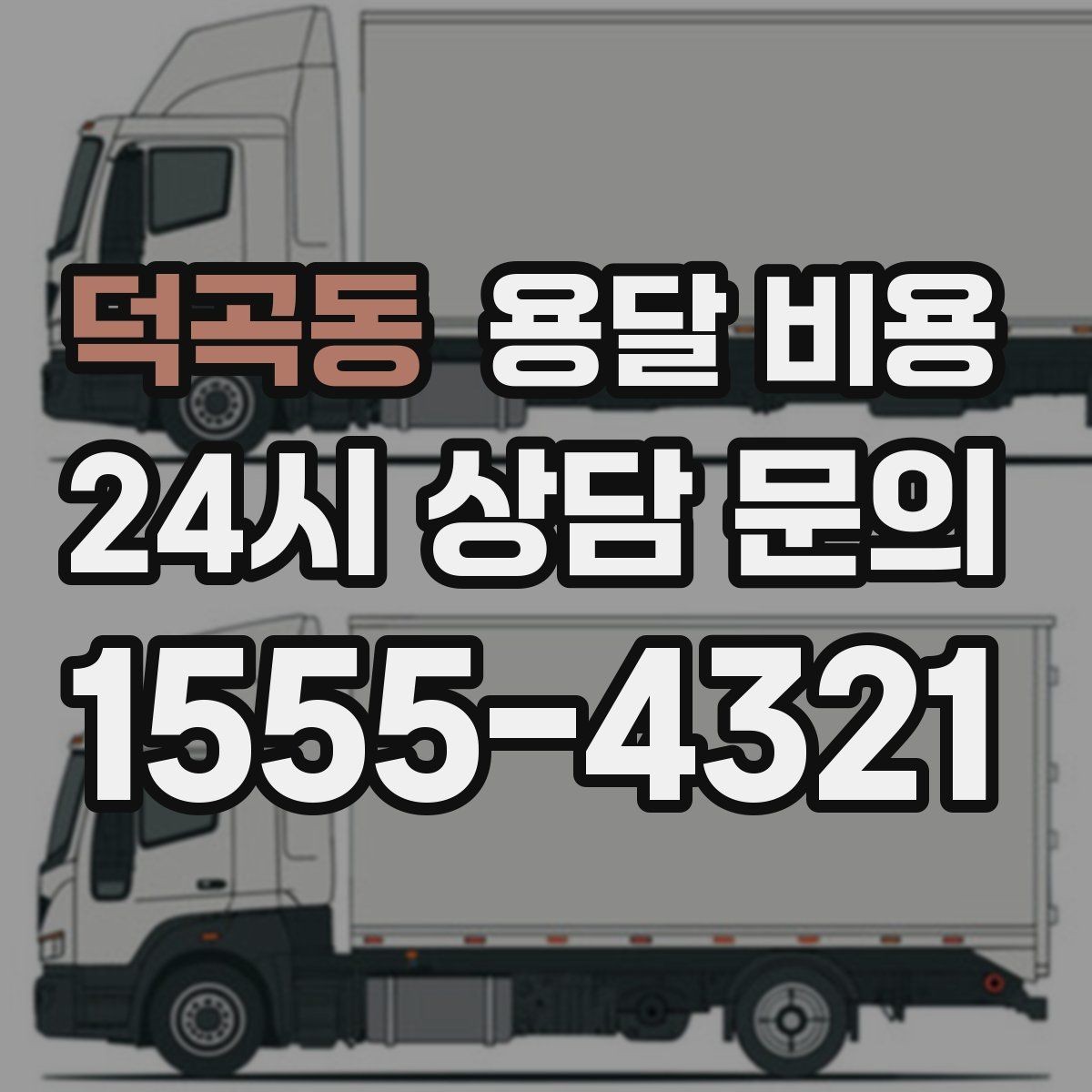 덕곡동 용달 비용 완전 포장 이사와 비교해보기