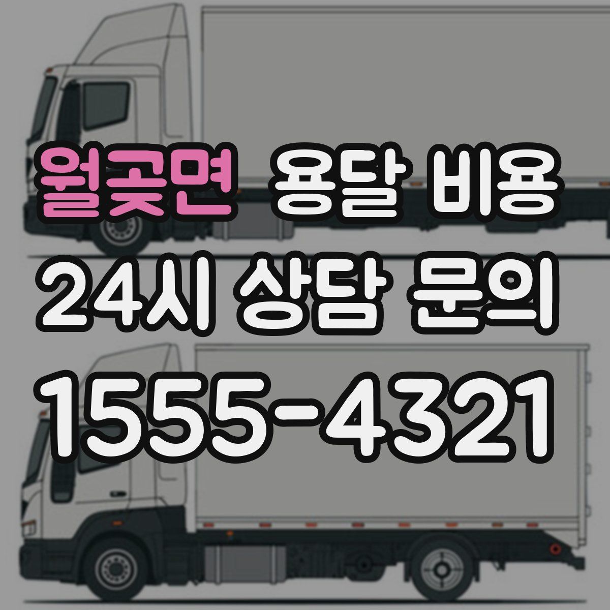 월곶면 용달 비용