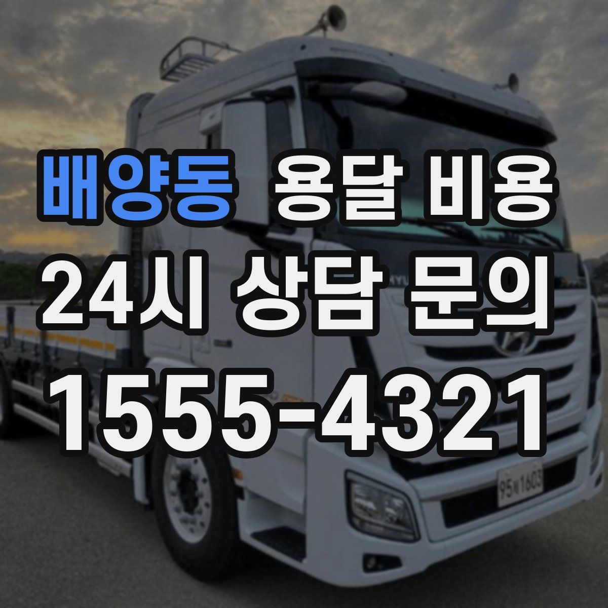 배양동 용달 비용