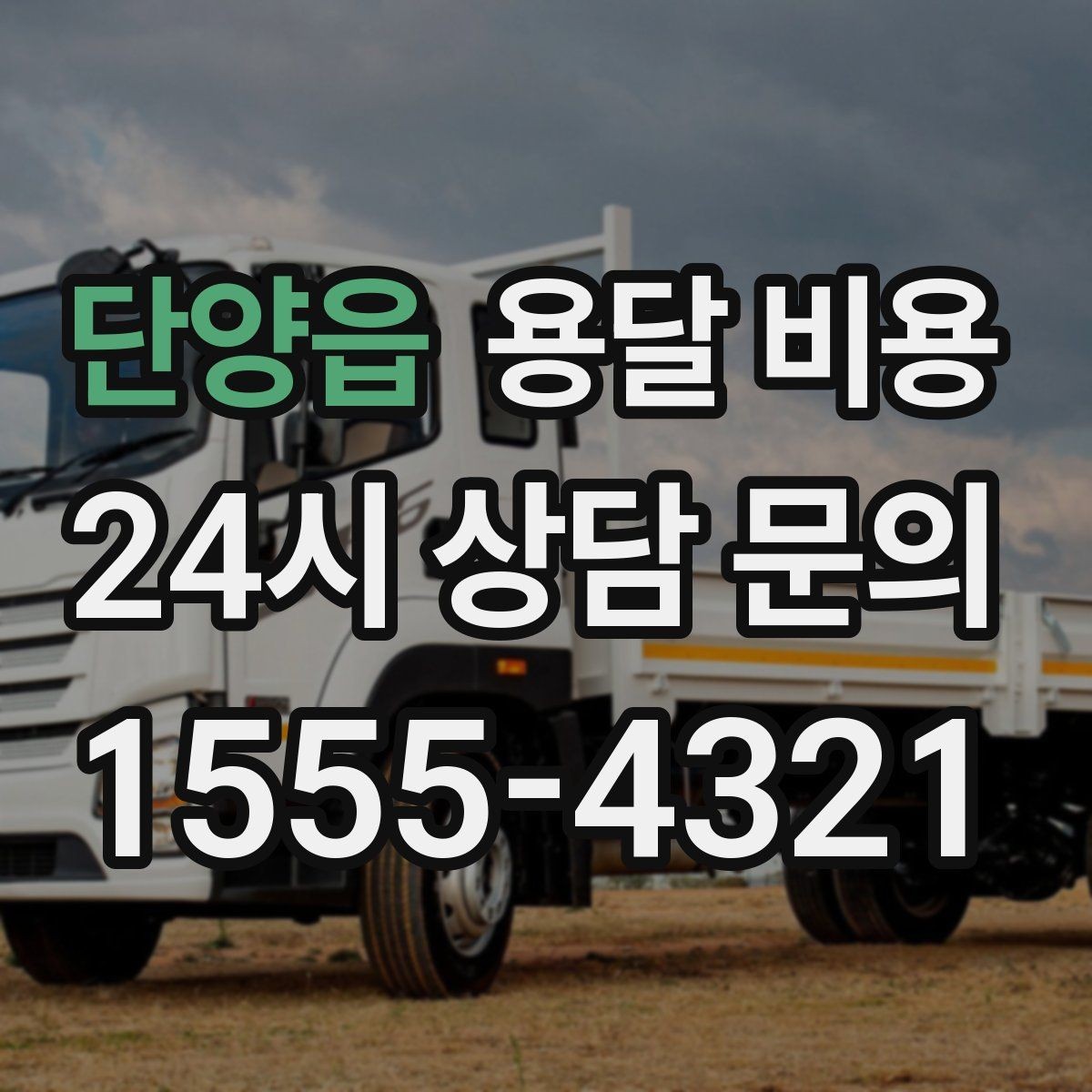 단양읍 용달 비용 차량 크기 선택 기준 정리