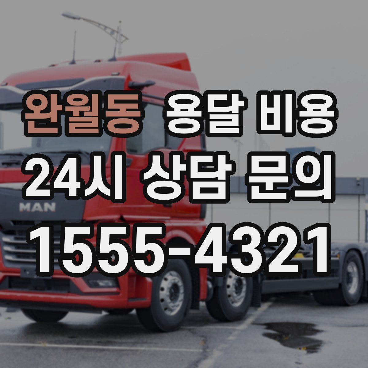 완월동 용달 비용