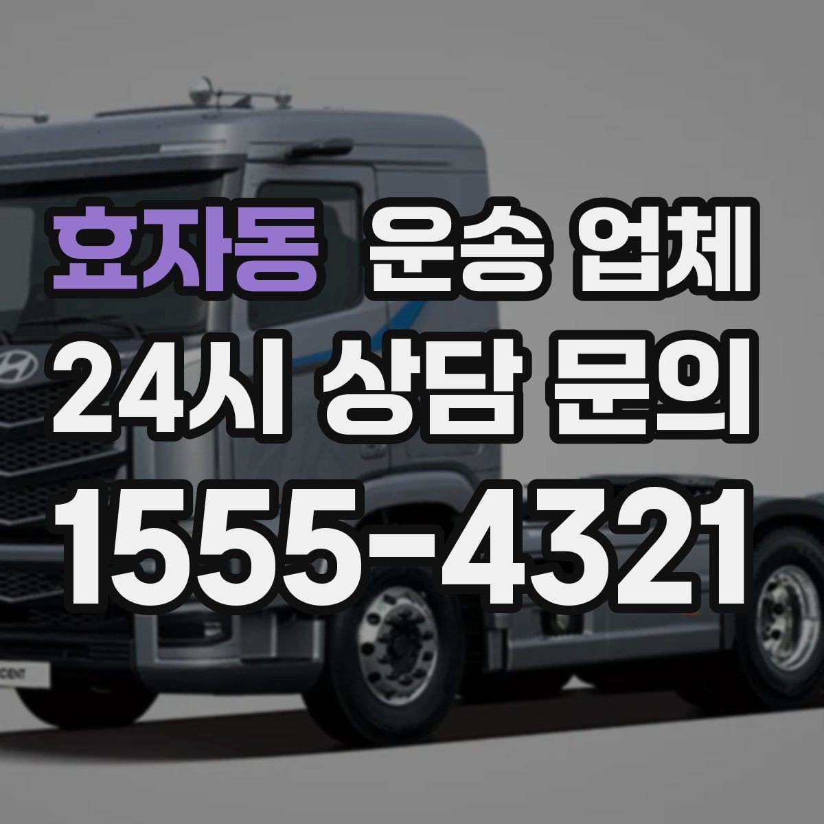효자동 운송 업체 차량 종류별 특징 비교