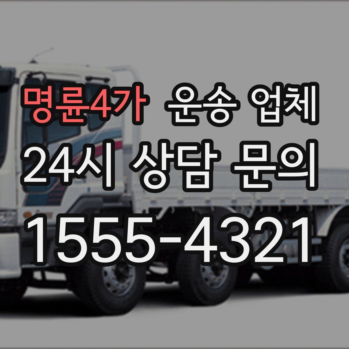 명륜4가 운송 업체 차량 선택 기준 정리