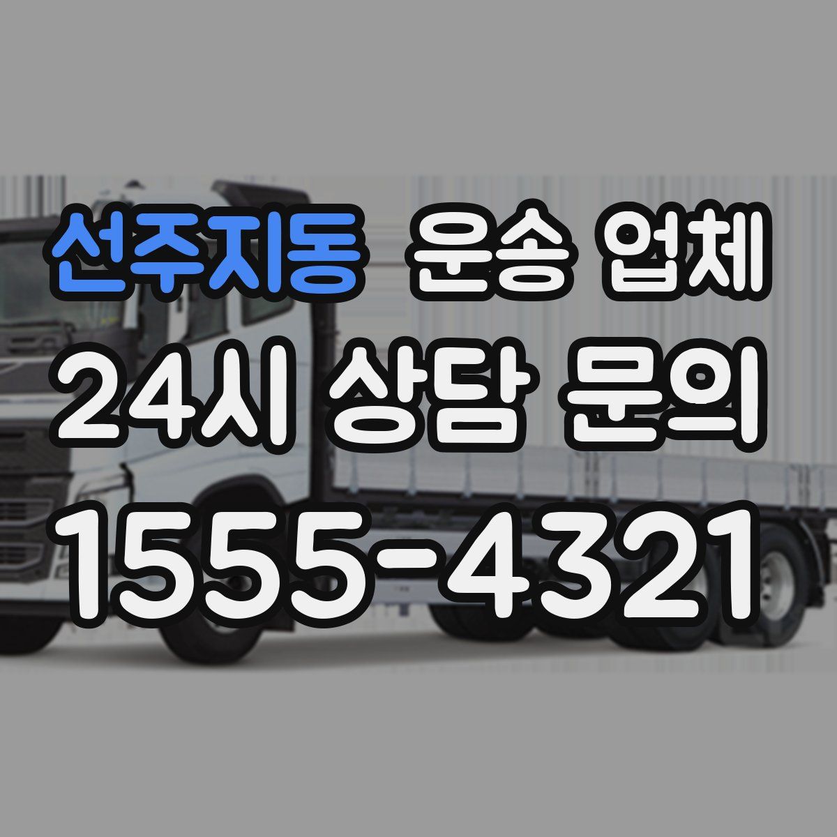 선주지동 운송 업체
