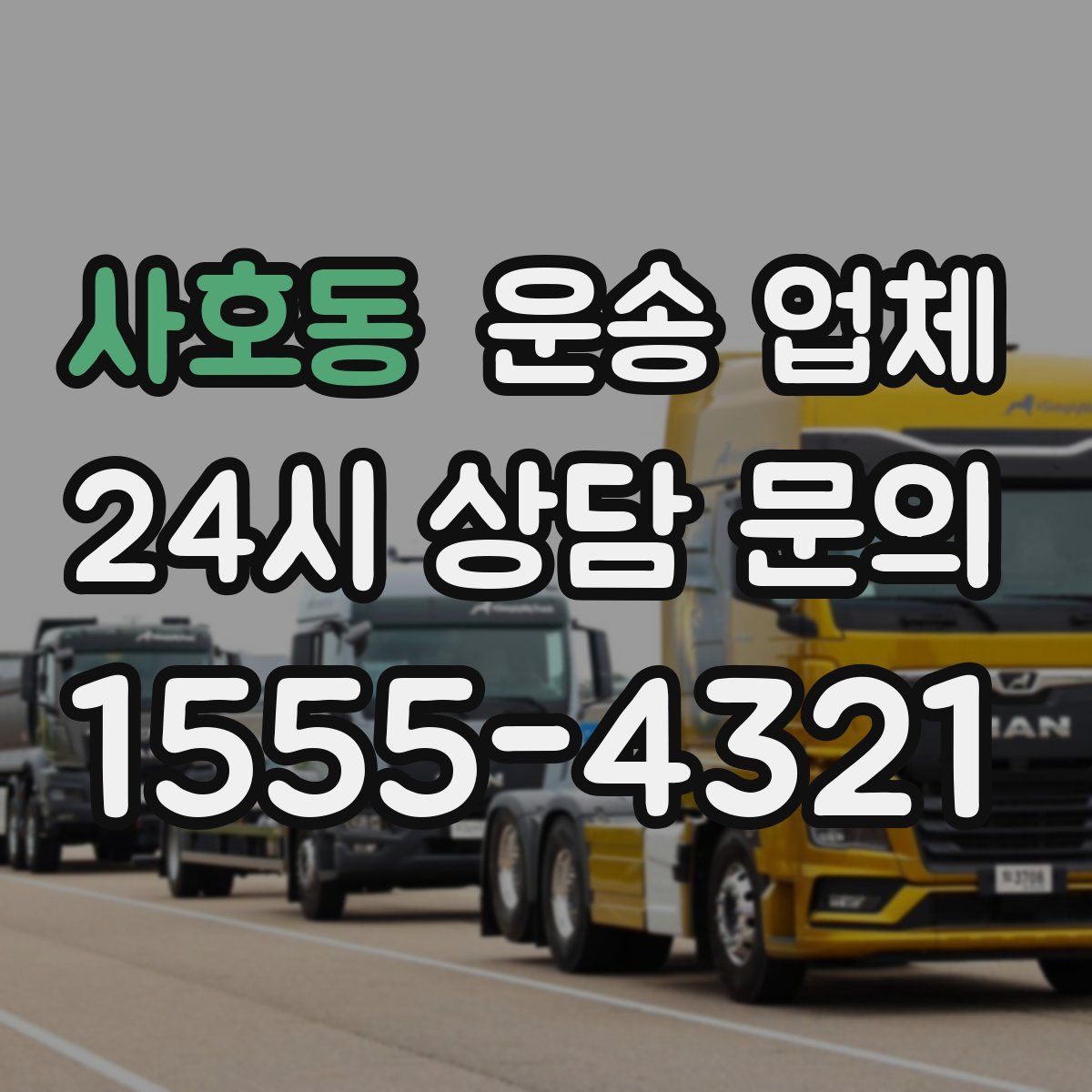 사호동 운송 업체