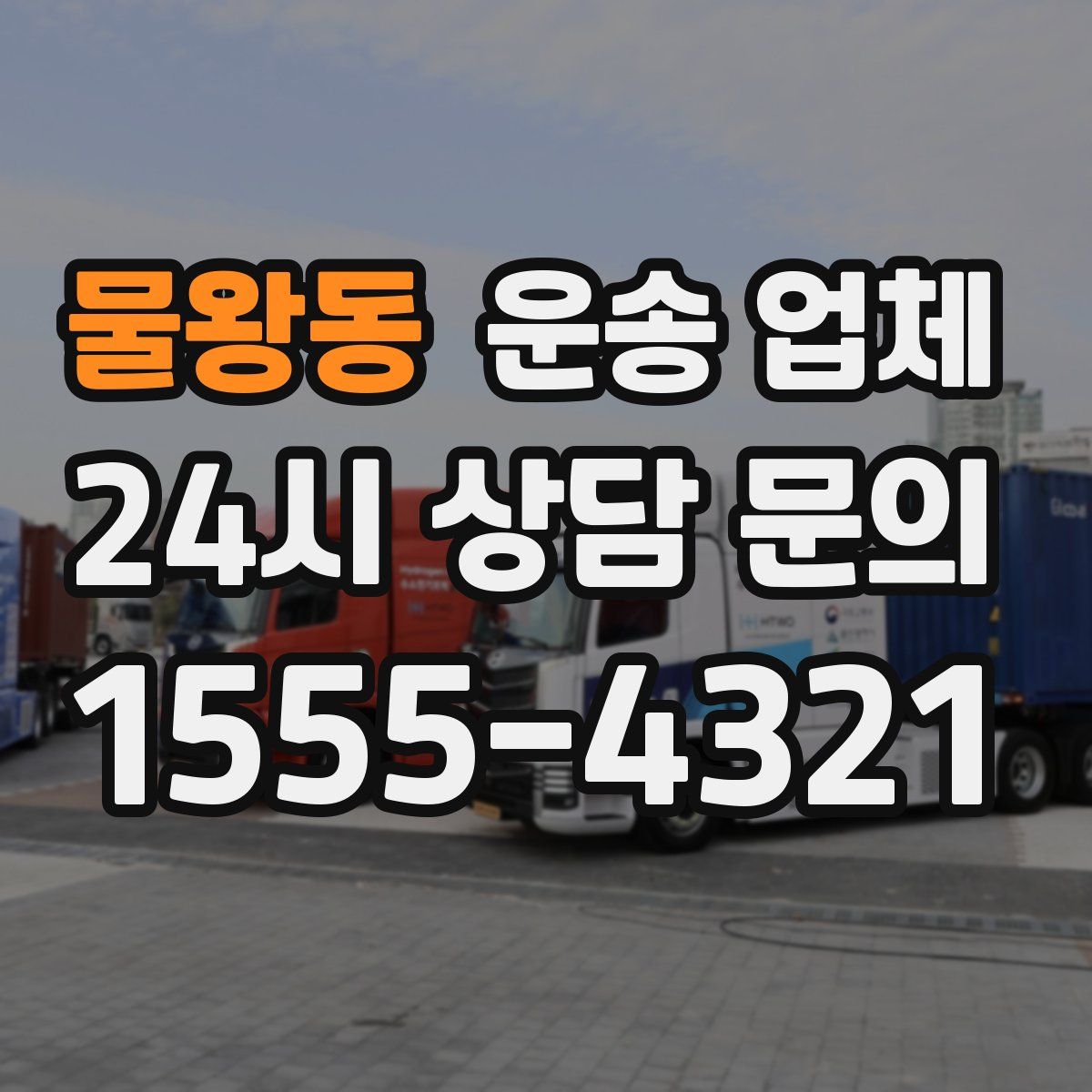 물왕동 운송 업체