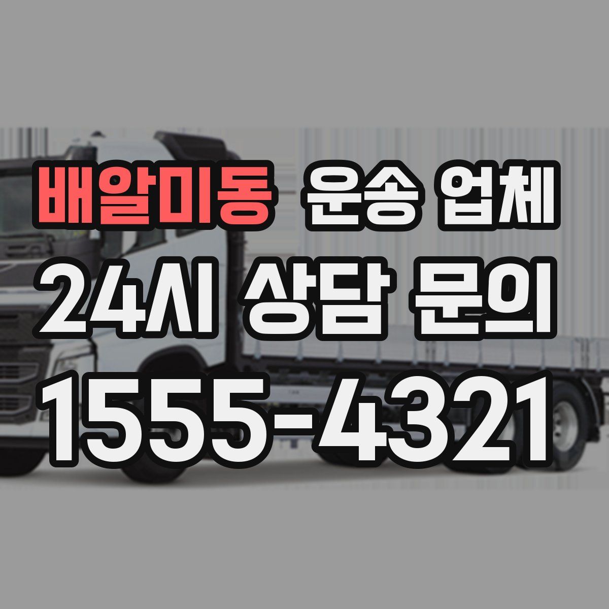 배알미동 운송 업체