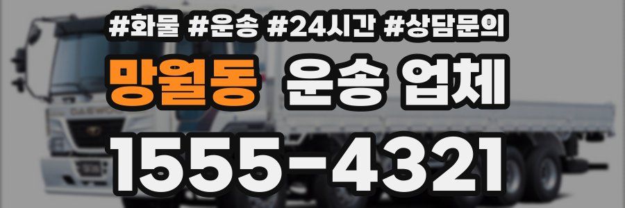 망월동 운송 업체