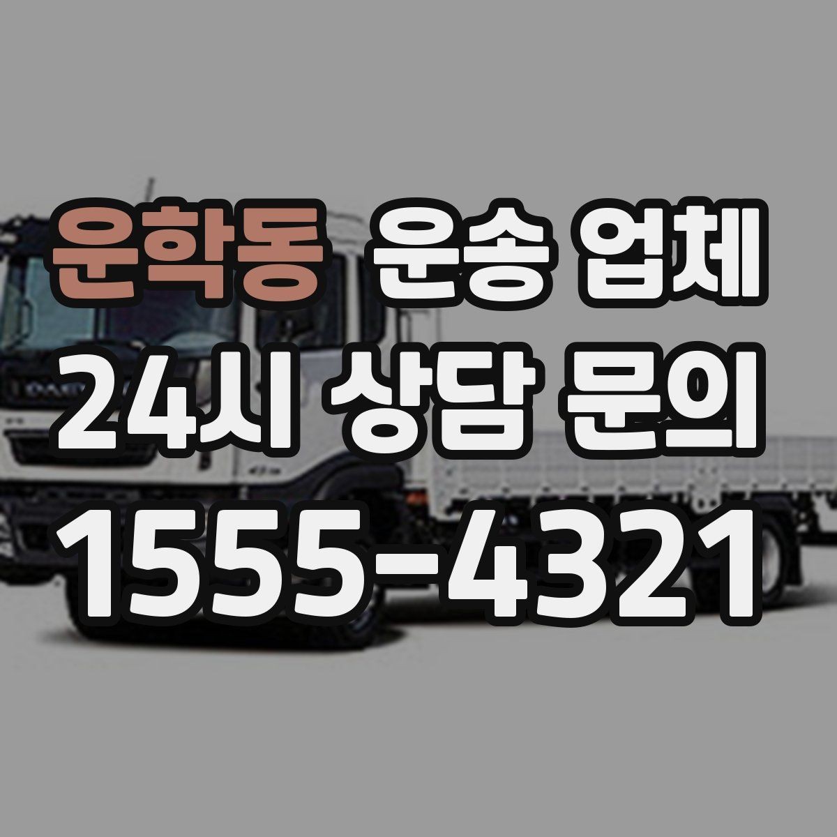 운학동 운송 업체 차량 종류별 특징 비교