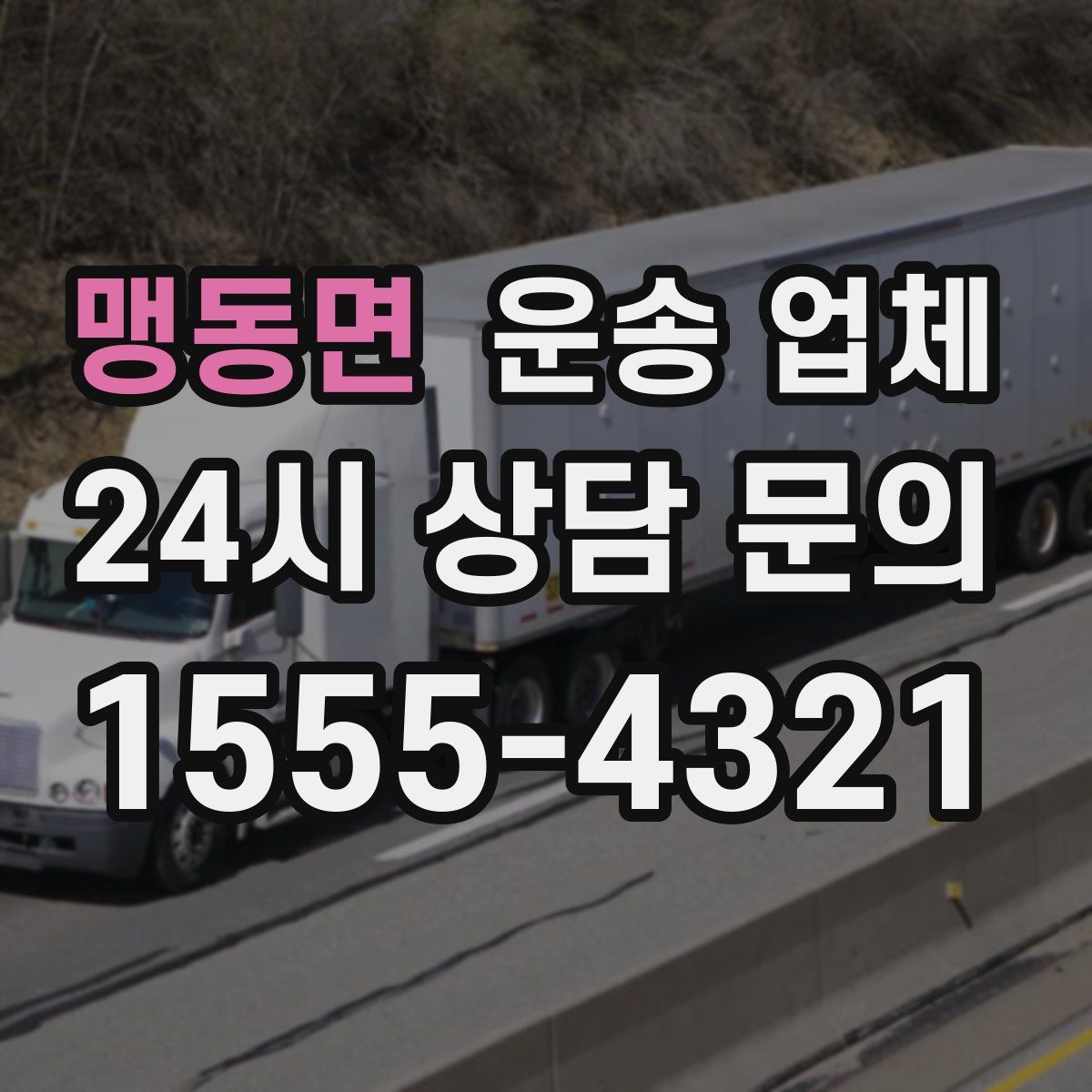 맹동면 운송 업체