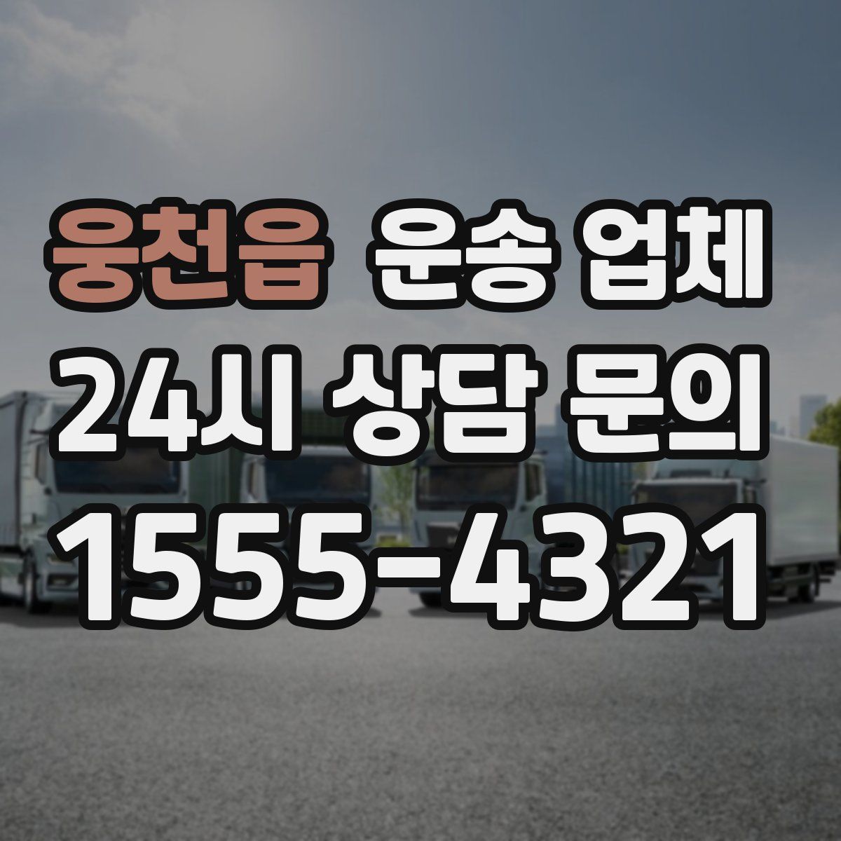 웅천읍 운송 업체