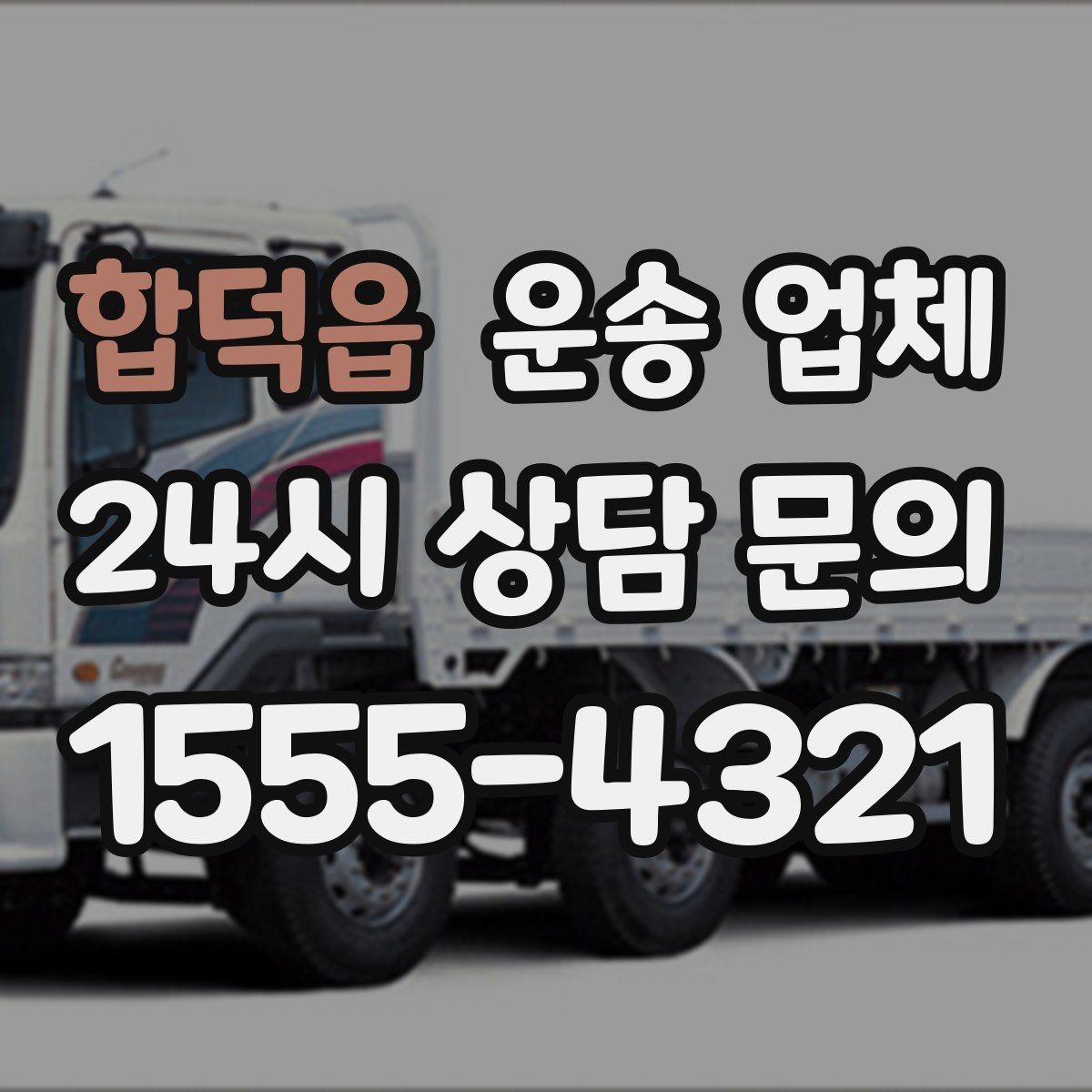 합덕읍 운송 업체 당일 요청 가능 여부 확인