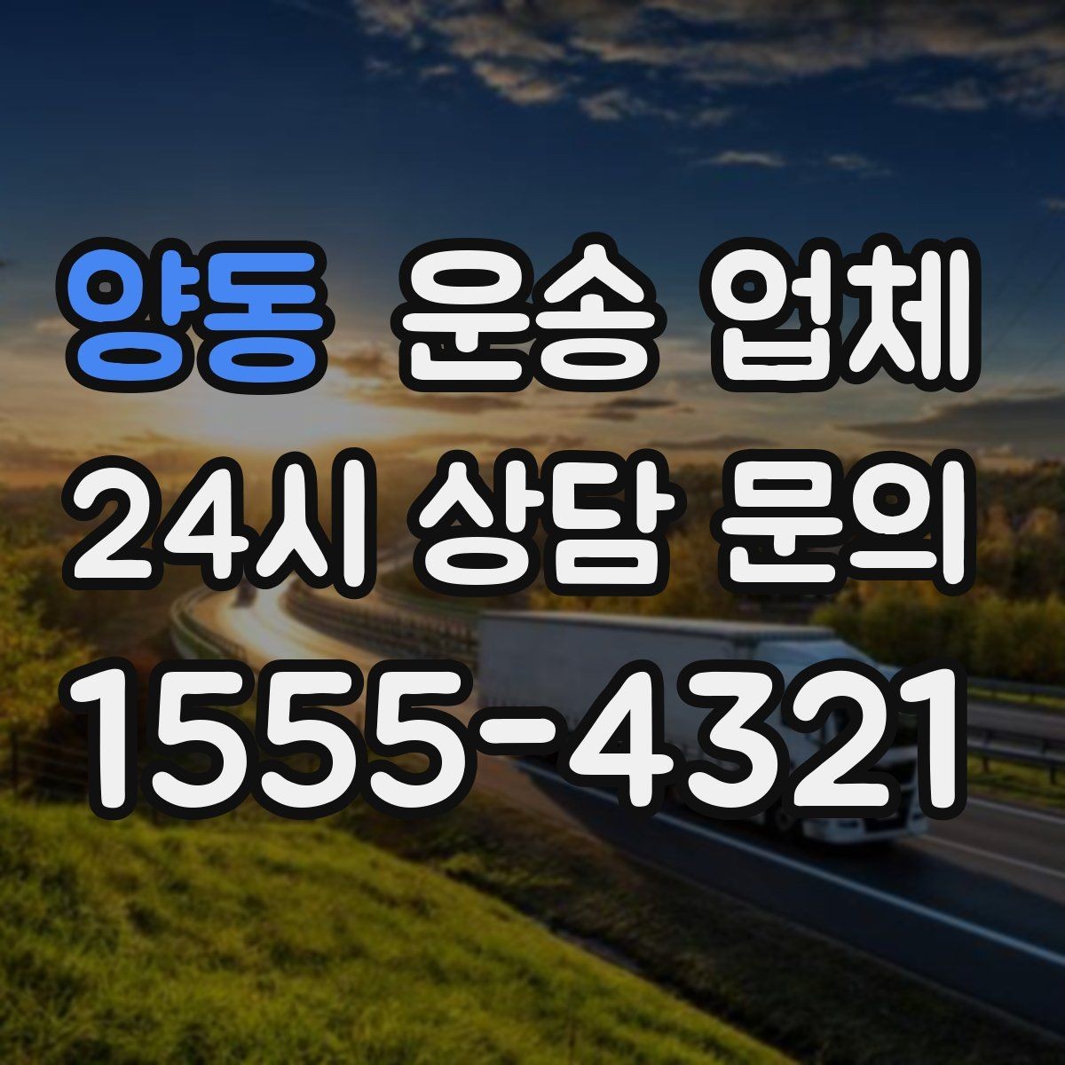 양동 운송 업체 효율적인 비교 방법 정리