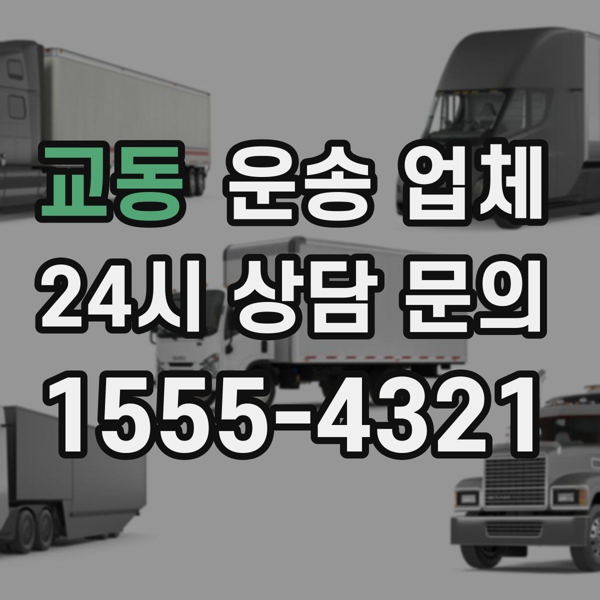 교동 운송 업체 비교 시 가격 외 중요한 요소