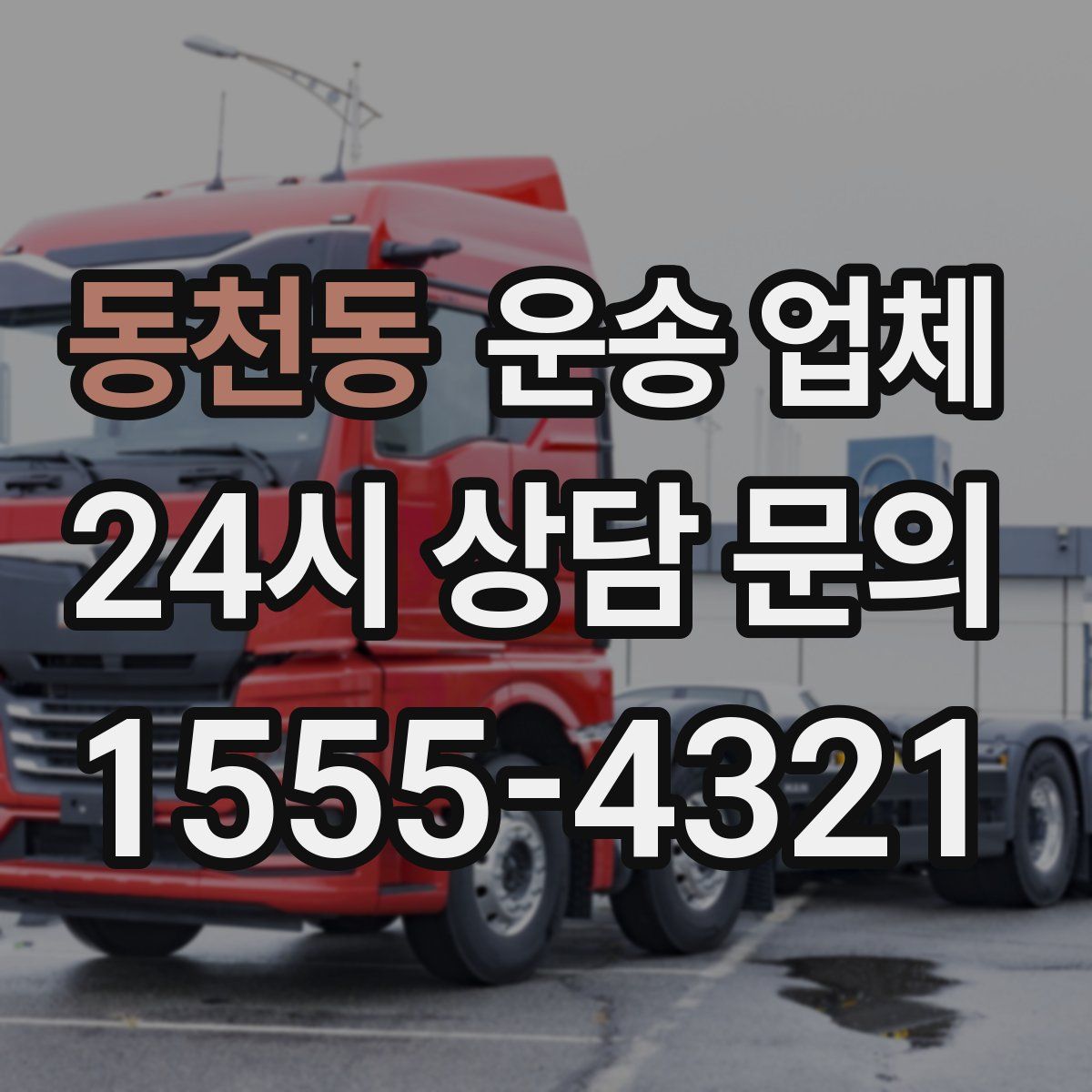 동천동 운송 업체