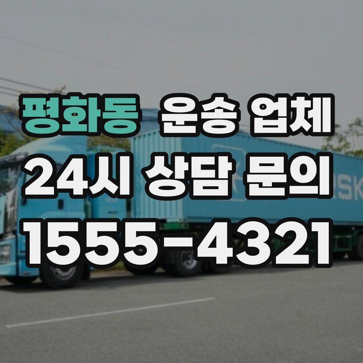 평화동 운송 업체 당일 요청 가능 여부 확인